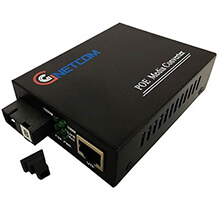 Bộ chuyển đổi quang điện PoE 10/100/1000Mbps GNETCOM GNC-6101GE-20B