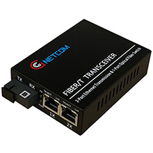 Bộ chuyển đổi quang điện PoE 10/100Mbps GNETCOM GNC-6102FE-25B