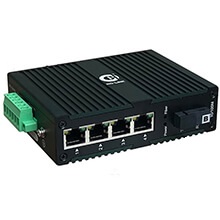 Bộ chuyển đổi quang công nghiệp 10/100Mbps HO-LINK HL-IES-1FX4TX-20B