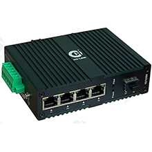 Bộ chuyển đổi quang công nghiệp 10/100Mbps HO-LINK HL-IES-1FX4TX-SFP