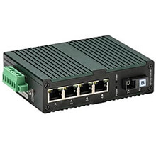 Bộ chuyển đổi quang công nghiệp 10/100/1000Mbps HO-LINK HL-IES-1GX4GT-SM-20B