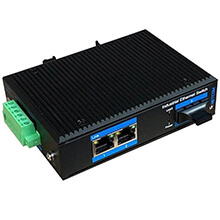 Bộ chuyển đổi quang PoE công nghiệp 10/100Mbps GNETCOM G-IES7102FE-20