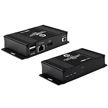 Bộ chuyển HDMI qua cáp mạng 120m HO-LINK HL-HDMI-120KVM (4K)