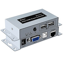 Bộ kéo dài VGA qua cáp mạng 100M DTECH DT-7044