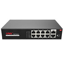 10-Ports 10/100Mbps AI PoE Switch ONV ONV-H1108PSD
