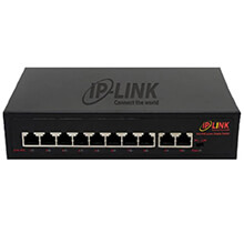 8-Port 10/100Mbps PoE + 2-Port GE Switch IP-LINK IPL-08POE-1G