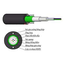 Dây thuê bao quang ngầm SACOM DAC12 (băng thép)