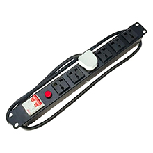 Thanh nguồn PDU 6 cổng rack 19” có CB ATC6-PUC