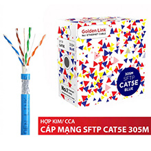 Cáp mạng Cat5e SFTP Golden Link TW1102-1 (mẫu thùng mới)