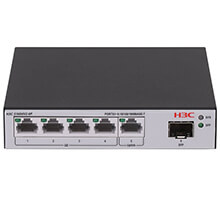 4-Port GE Switch H3C S-1600V2-6P-GL