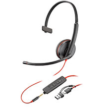 Tai nghe Poly Blackwire 3215 Mono USB-C (8X227A6)