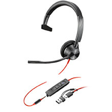 Tai nghe Poly Blackwire 3315 Mono USB-C (8X217AA)