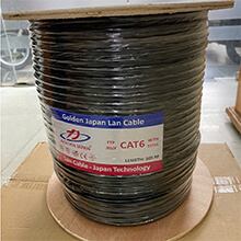 Cáp mạng ngoài trời Cat6 FTP CCA Golden Japan