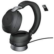 Tai nghe Jabra Evolve2 85 USB-A MS Stereo Stand Black